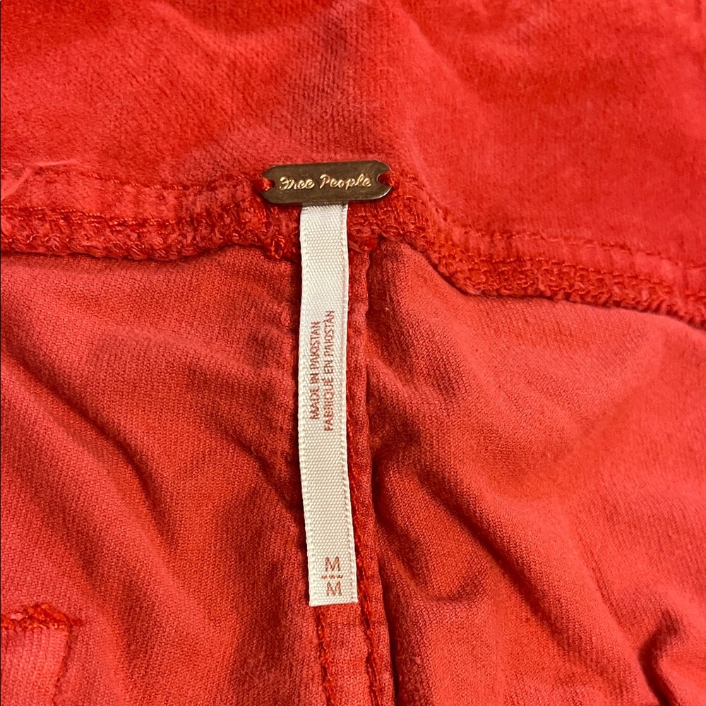 FP Movement by Free People Red Corduroy Pants - Picture 3 of 4